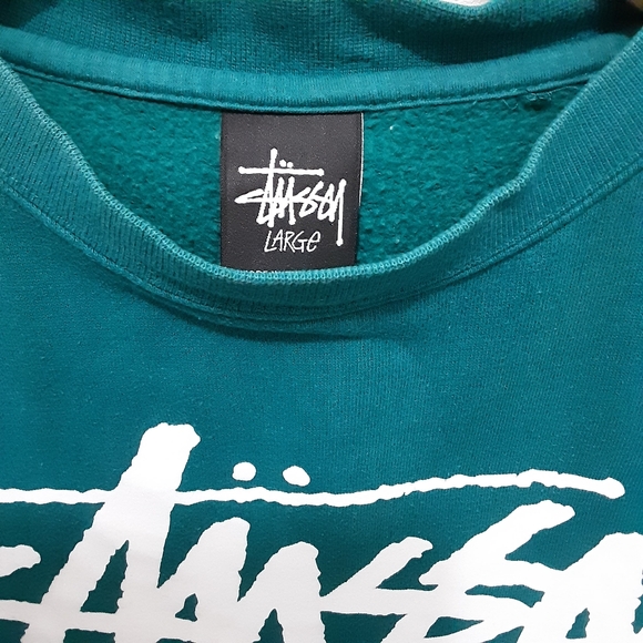 Stussy World Tour Sweatshirt New York Los Angeles Tokyo London Paris - Picture 2 of 5